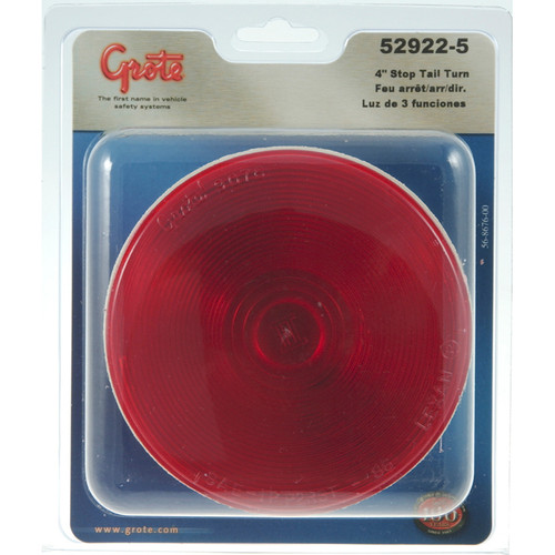 52922-5 STT LAMP 4'' RED ECONOMY RETAIL PACK