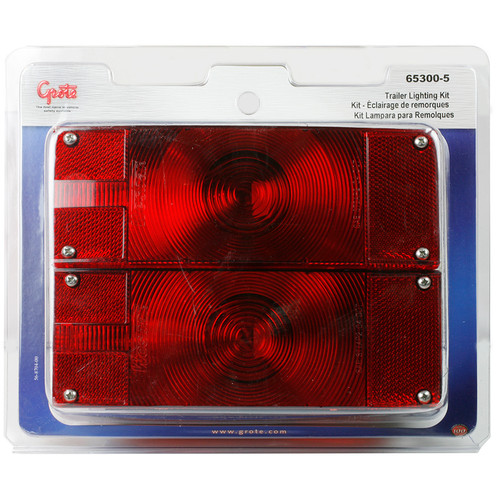 65300-5 STT LAMP RED RECTANGULAR LOW PROFILE KIT