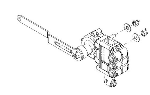 Haldex 90555377 Height Control Valve