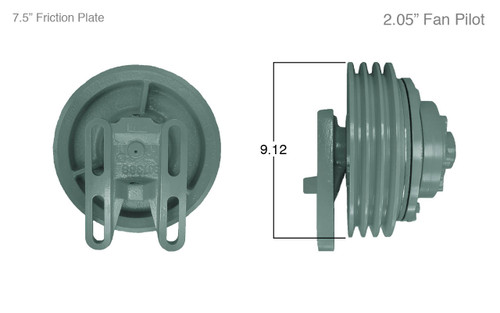 90004 DETROIT DIESEL FAN CLUTCH