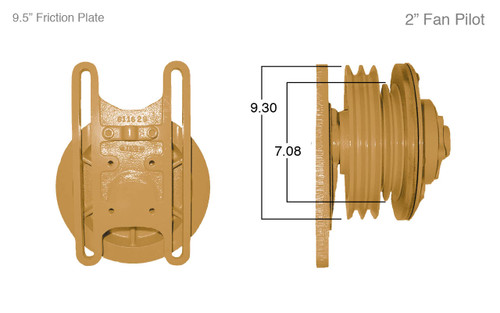 91017 CATERPILLAR FAN CLUTCH