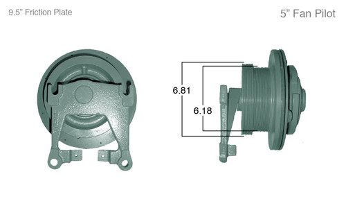 91023 DETROIT DIESEL FAN CLUTCH