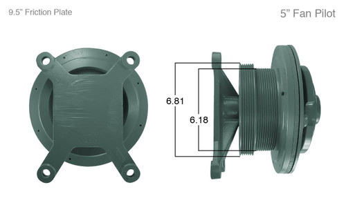 91107 DETROIT DIESEL FAN CLUTCH