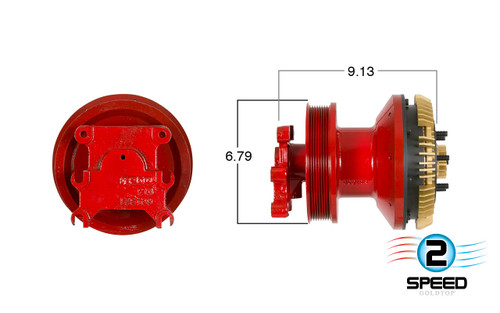 98618-2 2-SPEED CUMMINS FAN CLUTCH