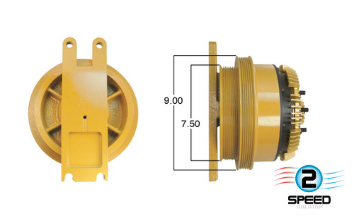 99034-2 2-SPEED CATERPILLAR FAN CLUTCH