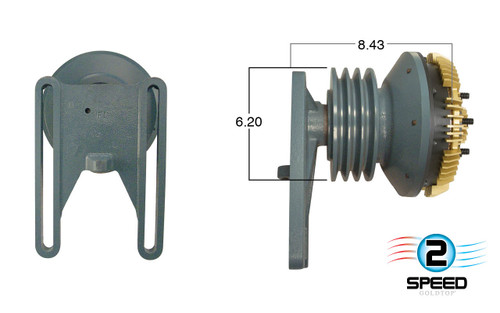 99066-2 2-SPEED DETROIT DIESEL FAN CLUTCH