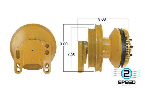 99074-2 2-SPEED CATERPILLAR FAN CLUTCH