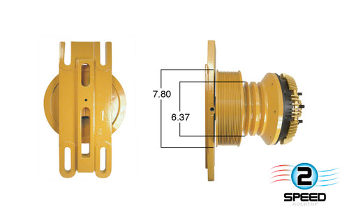 99075-2 2-SPEED CATERPILLAR FAN CLUTCH