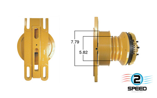 99079-2 2-SPEED CATERPILLAR FAN CLUTCH