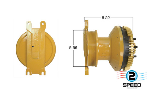 99084-2 2-SPEED CATERPILLAR FAN CLUTCH