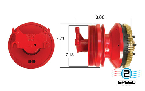 99133-2 2-SPEED CUMMINS FAN CLUTCH