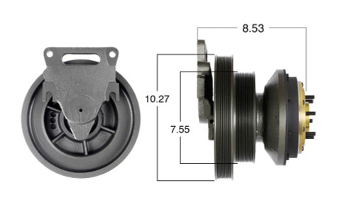 99254 DETROIT DIESEL FAN CLUTCH