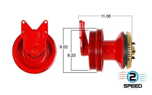 99508-2 2-SPEED CUMMINS FAN CLUTCH