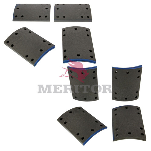 140.4649.30 FRICTION MATERIAL - BRAKE LINING KIT, PER AXLE