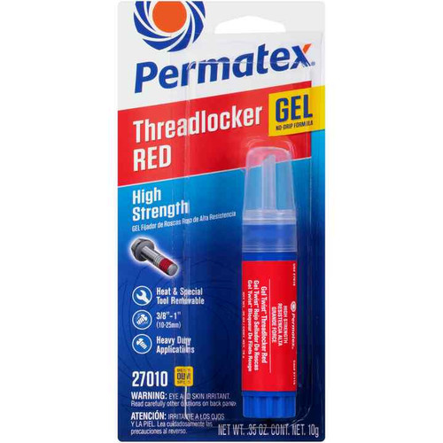 27010 RED THREADLOCKER GEL TWIST