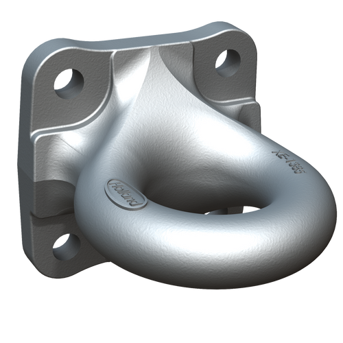 SAF-Holland DB-060FQ1 - 30 Ton 4 Bolt Pintle Ring Drawbar Rigid Mount Bolt-On