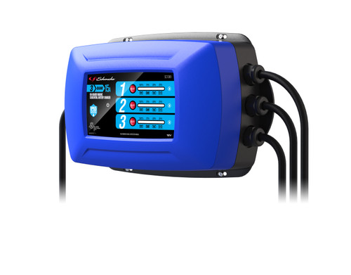 SC1389 15 AMP 3-BANK ON-BOARD MARINE BATTERY CHARGER