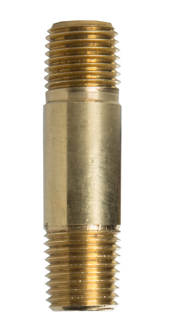 Tectran 113-D2 - 2" Long 1/2" NPT Brass Nipple