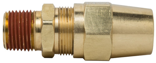Tectran 1168-6D - 3/8" Copper Air Brake Male Connector, 1/2" NPT Thread
