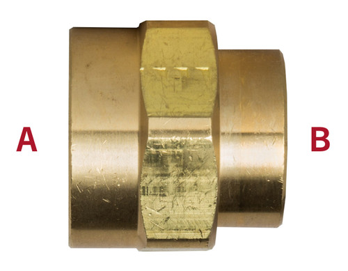 Tectran 119-CB - 3/8" to 1/4" Reducing Coupling, Pipe Fitting
