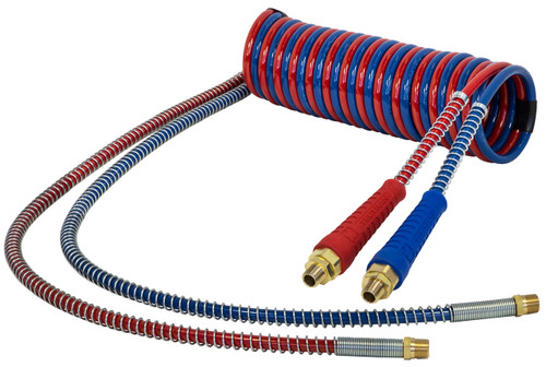 Tectran 17M15-40H - 15ft Magnum Powercoil Air Line, 48"x14" Lead, Dual Line, Anti-Sag