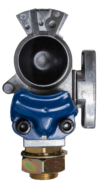 Tectran 9211-8 - Aluminum Shutoff Gladhand with Bulkhead Fitting & 1/2" Nylon Tube