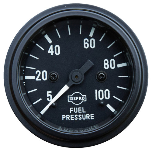 Tectran 95-2348 - Chrome 0-100 PSI Mechanical Fuel Pressure Gauge