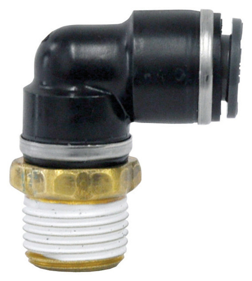 Tectran QL136910D - Composite DOT Air Brake Male Swivel Elbow - 5/8" x 1/2"