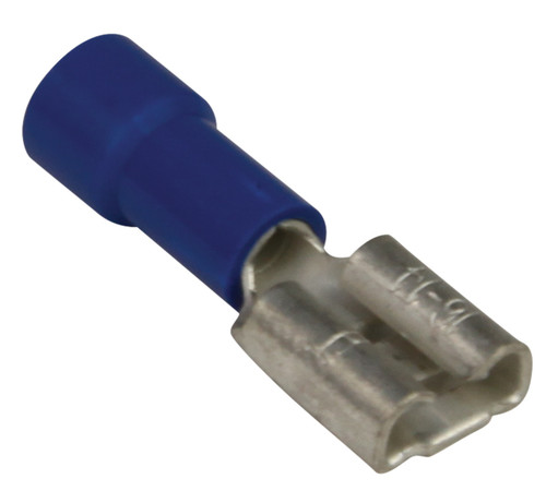 Tectran TBF - 16-14 Gauge Blue Vinyl Slide-On Female Quick Connect Terminals
