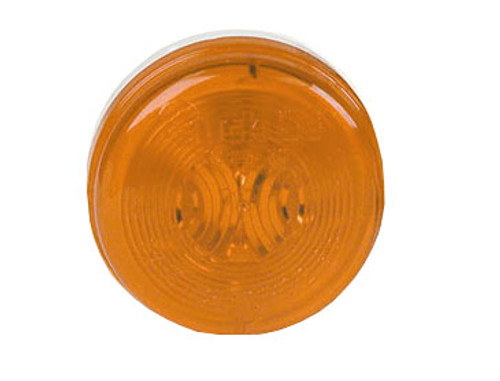 30200Y3 30 SERIES, INCANDESCENT, YELLOW ROUND, 1 BULB, MARKER CLEARANCE LIGHT, PC, PL-10, 12V, BULK