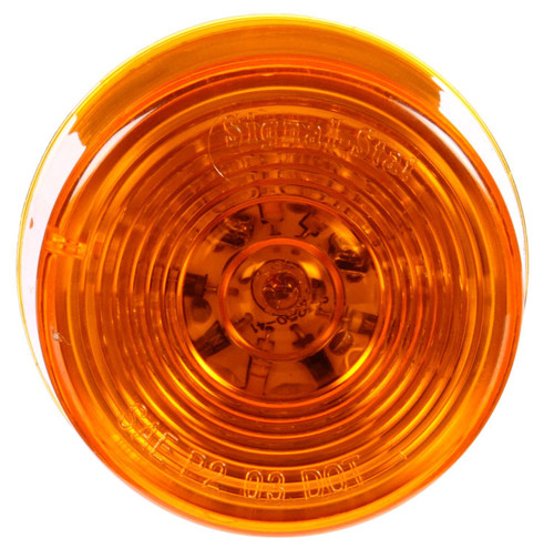 Truck-Lite 3050A-3 - Signal-Stat LED Yellow Round 6 Diode Marker Clearance Light, P2, PL-10, 12V, Bulk