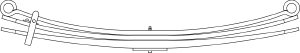 22-835 LEAF SPRING ASSEMBLY