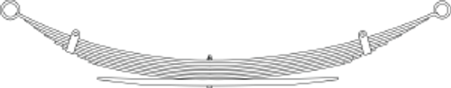22-943 CHEVY TRUCK REAR LEAF SPRING