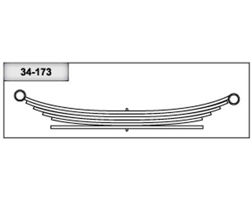 34-173 LEAF SPRING ASSEMBLY PALLET