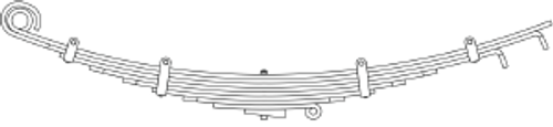 43-378 LEAF SPRING ASSEMBLY