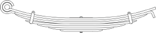 46-1329 FREIGHTLINERREAR LEAF SPRING