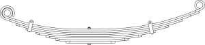 48-598 LEAF SPRING ASSEMBLY