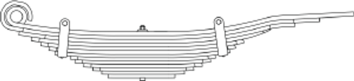 50-305 HENDRICKSON REAR LEAF SPRING