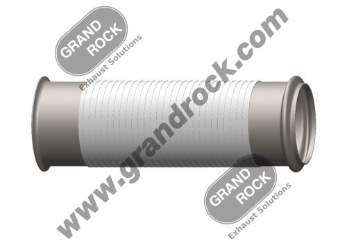 Grand Rock VG-8532 - 5" X 16" Flex Pipe Flare/Bead Stainless Steel