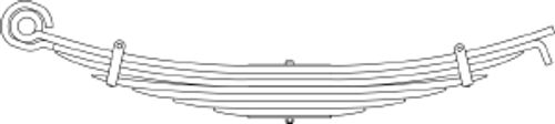 46-1317 FREIGHTLINER REAR LEAFSPRING