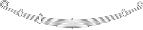 55-560 LEAF SPRING ASSEMBLY