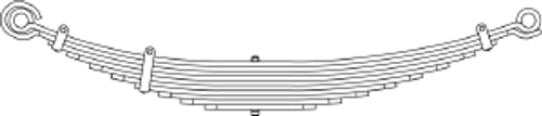 55-842 LEAF SPRING IHC FRONT