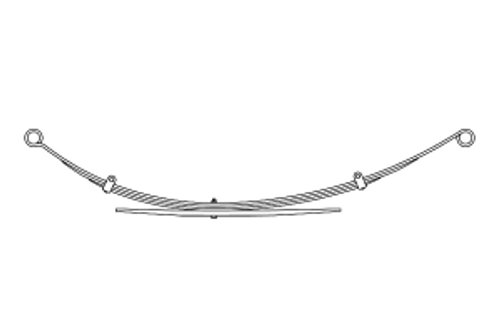 34-1431 DODGE TRUCK REAR LEAF SPRING