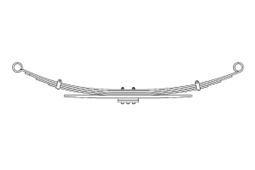 34-1633 DODGE TRUCK REAR LEAF SPRING