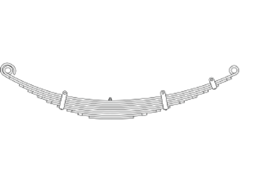 43-472 LEAF SPRING ASSEMBLY