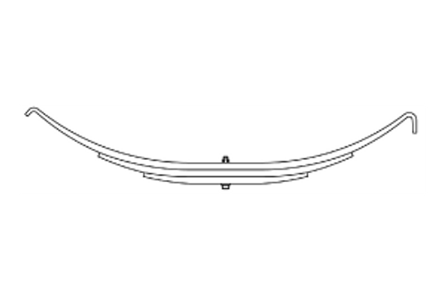 TRA3341 TRANSPRO TRAILER LEAF SPRING