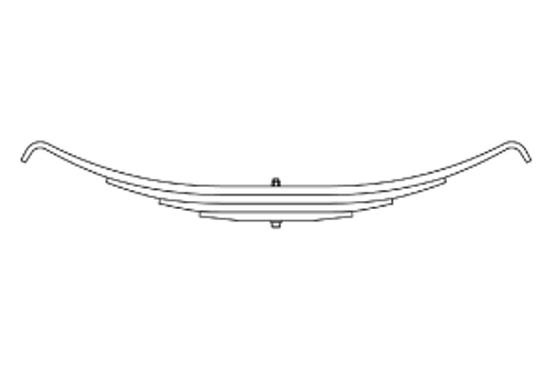 TRA699 LEAF SPRING ASSEMBLY