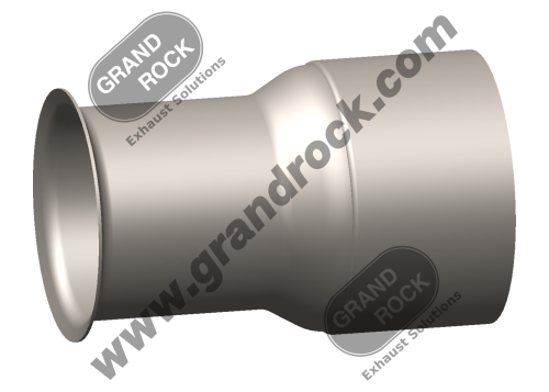 Grand Rock T475-8E - 5" X 8" ID/Reduces to 4" Flare Aluminized Steel