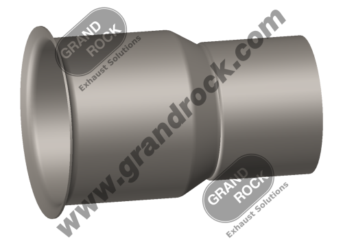 Grand Rock T588-8F - 4" X 8" ID/Reduces to 5" Flare Aluminized Steel