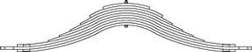 62-173 LEAF SPRING ASSEMBLY